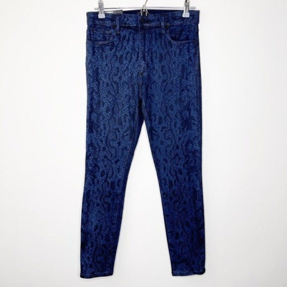 JOE'S JEANS Charlie Snakeskin Print Skinny Jeans